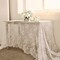 60 X120 Inches White Lace Tablecloth Rectangle Vintage Embroidered Fall Wedding Tablecloths Overlay for Outdoor Party Thanksgiving Home Decor
